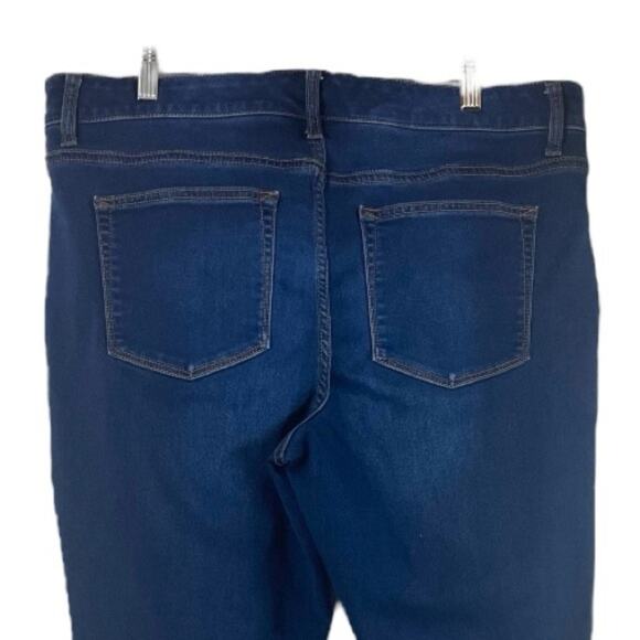 Maurices Jeans Mid Rise Skinny Ankle Dark Wash Dark Wash Women’s Plus Size 18W - Picture 4 of 6